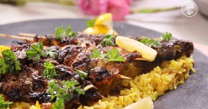 Kebab with Mandi Rice