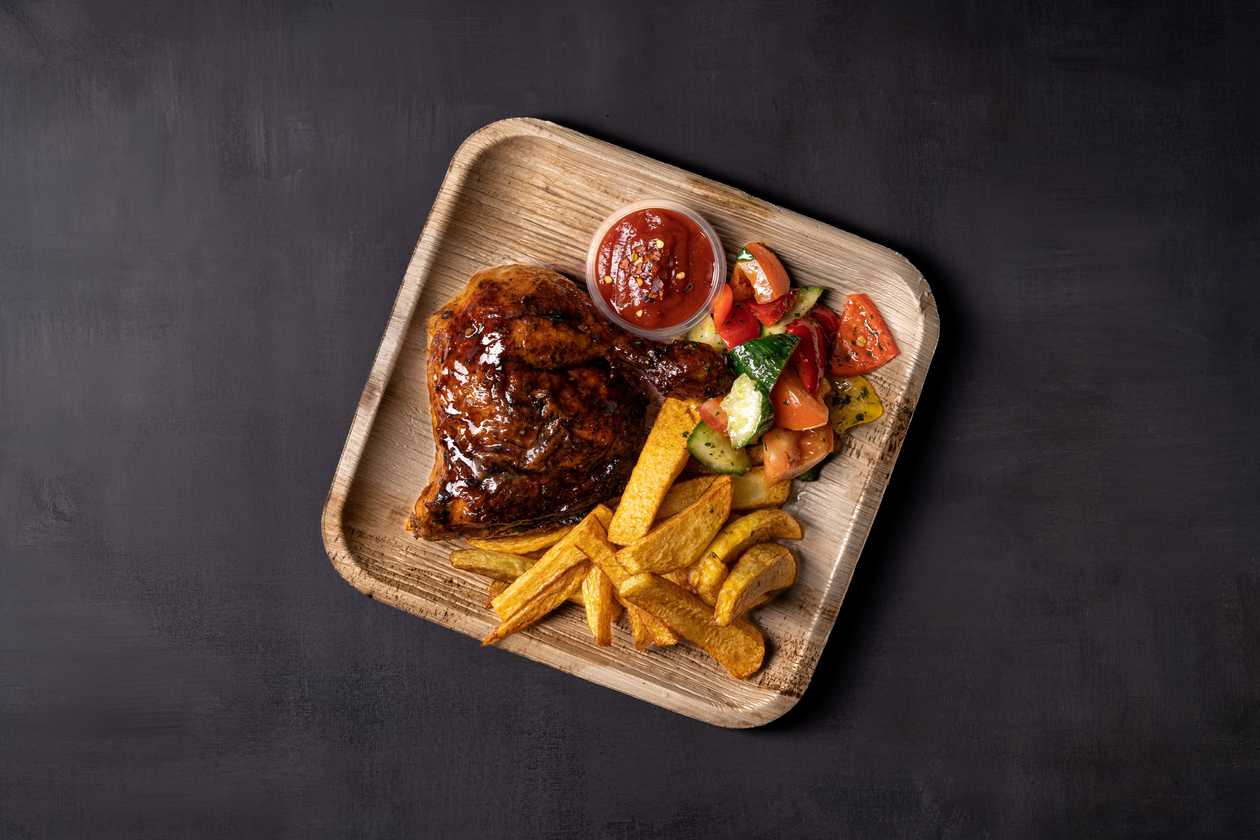 Marinated chicken leg