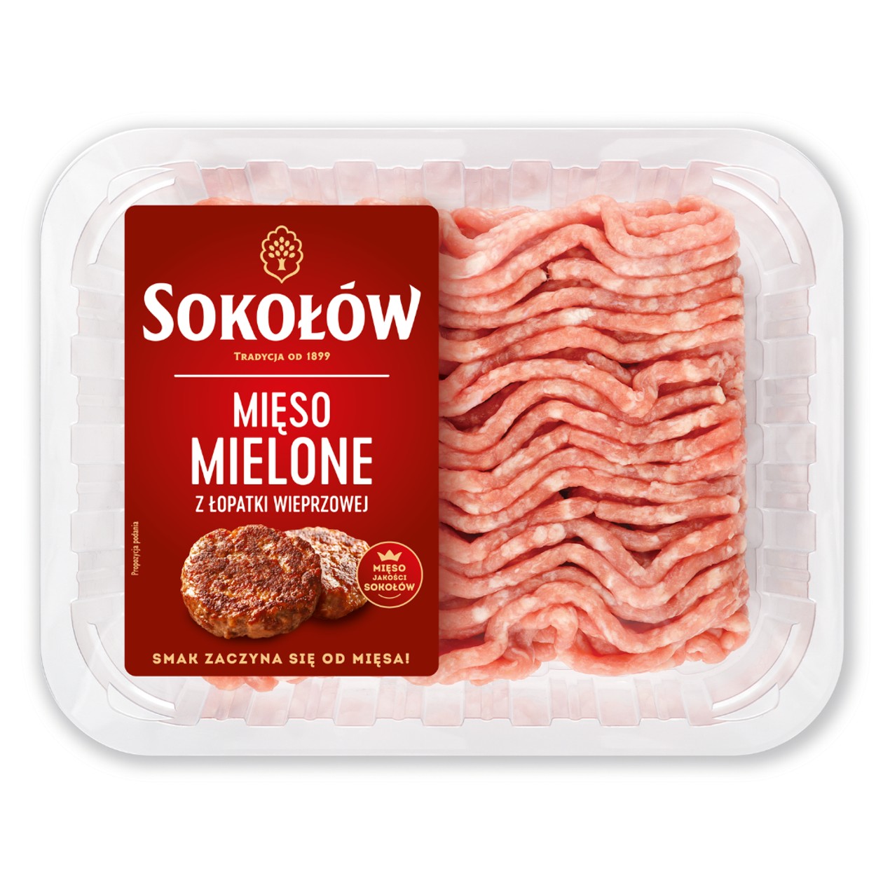 Mięso Mielone Wieprzowe z Łopatki Sokołów 500g (expires soon)