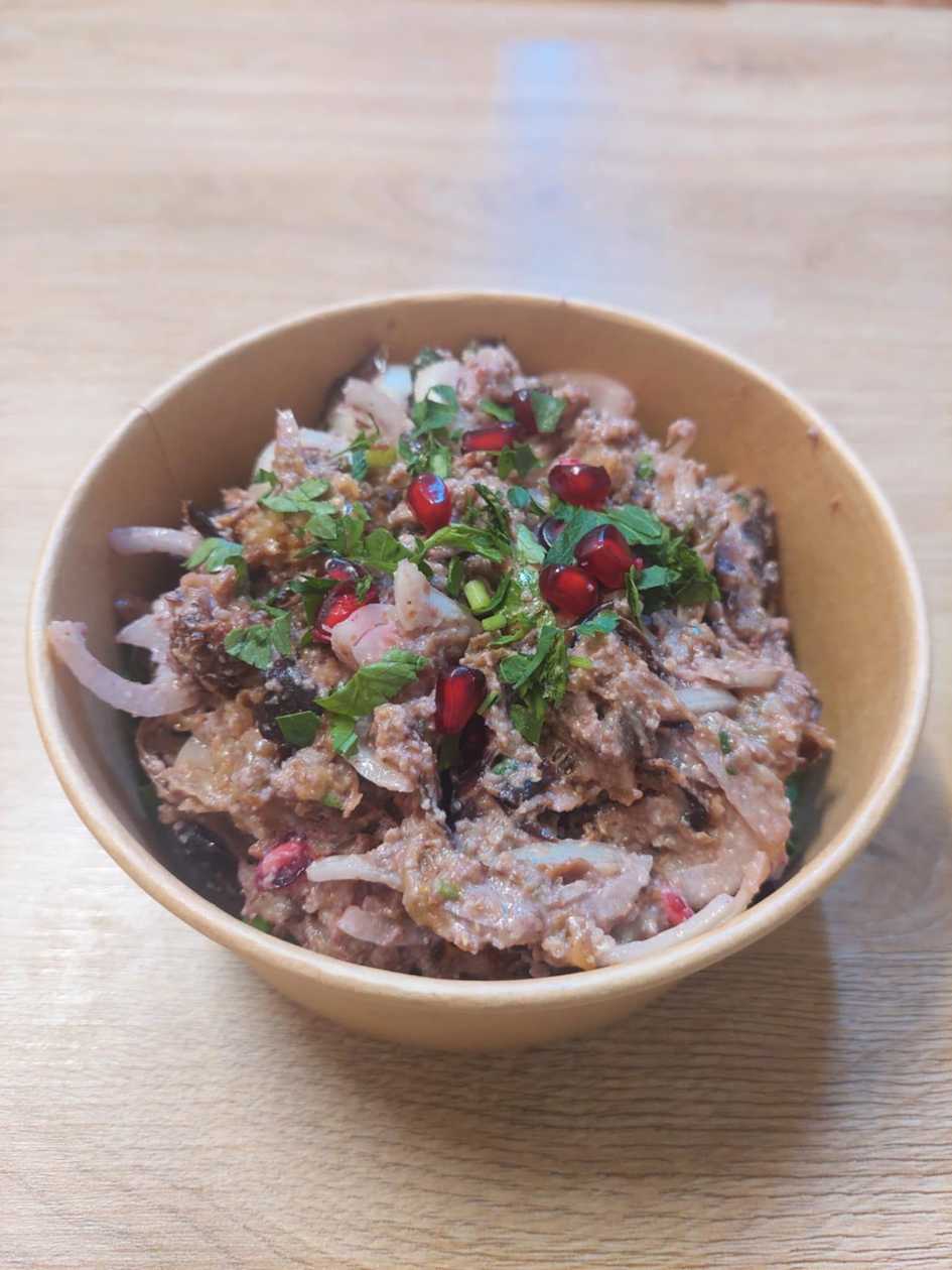 Eggplant with pomegranate juice