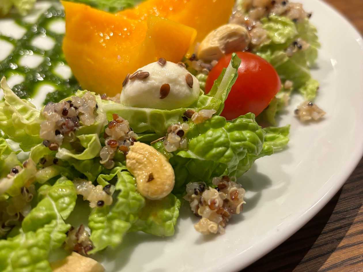 Vegetarian Salad with Mozzarella