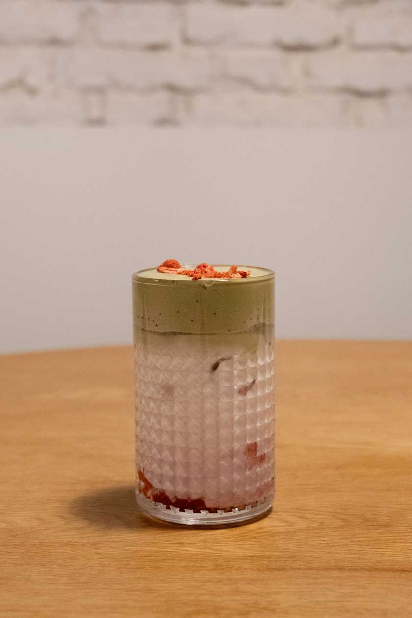 Strawberry Matcha Latte