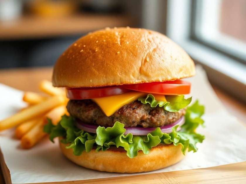 Hamburger on a Bun