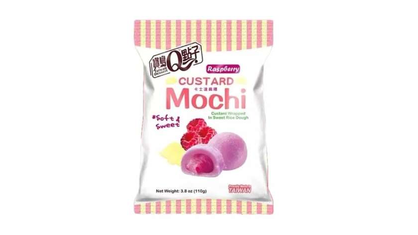 Mochi TAIWAN DESSERT Q CUSTARD (RASPBERRY), 110g