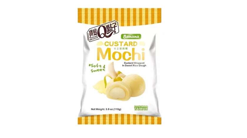 Moči TAIWAN DESSERT Q CUSTARD (BANANA), 110g