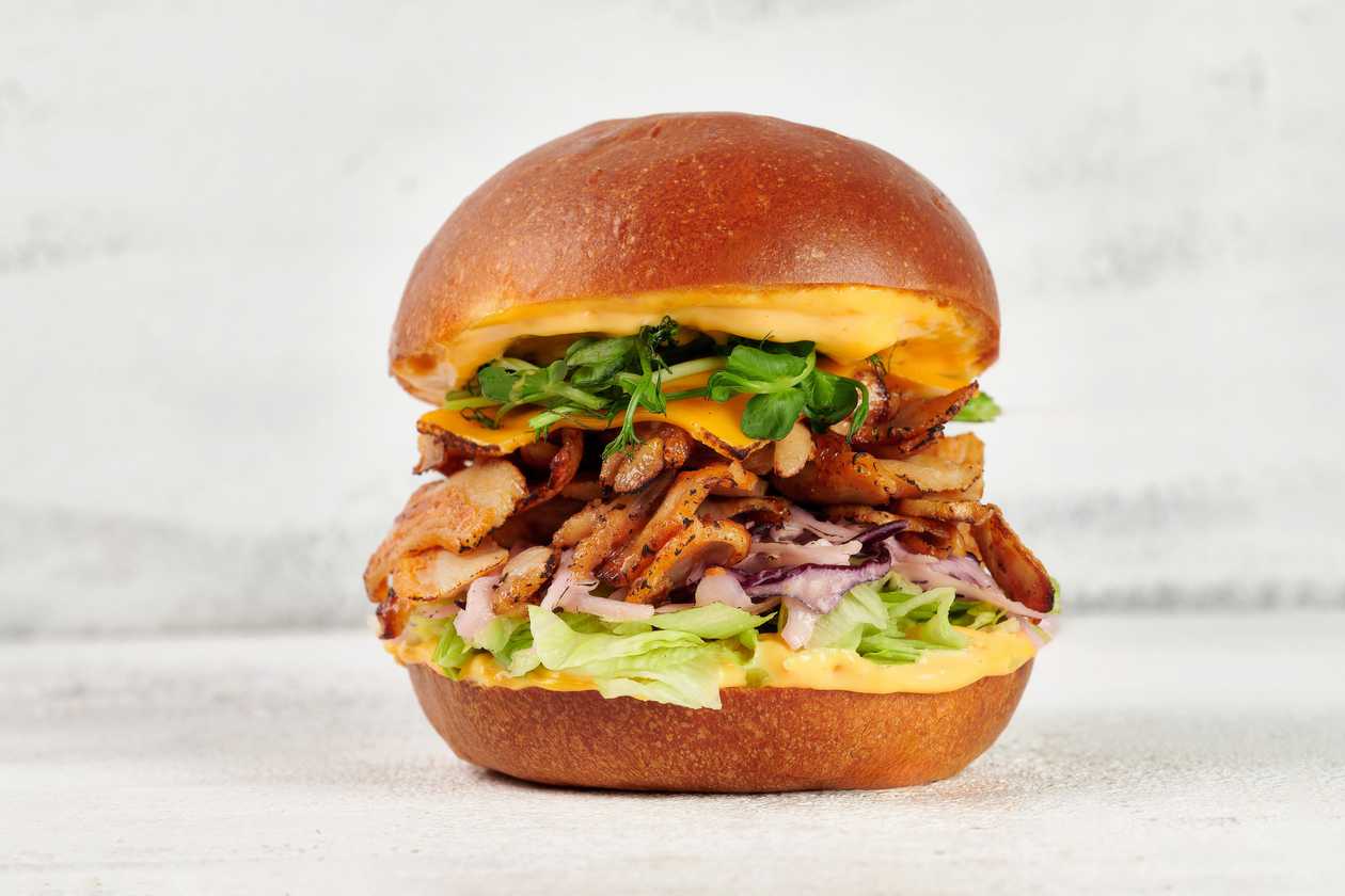 Grill vištienos burgeris