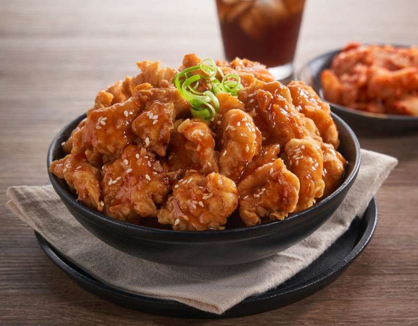 Crispy Chicken with Honey and Chili