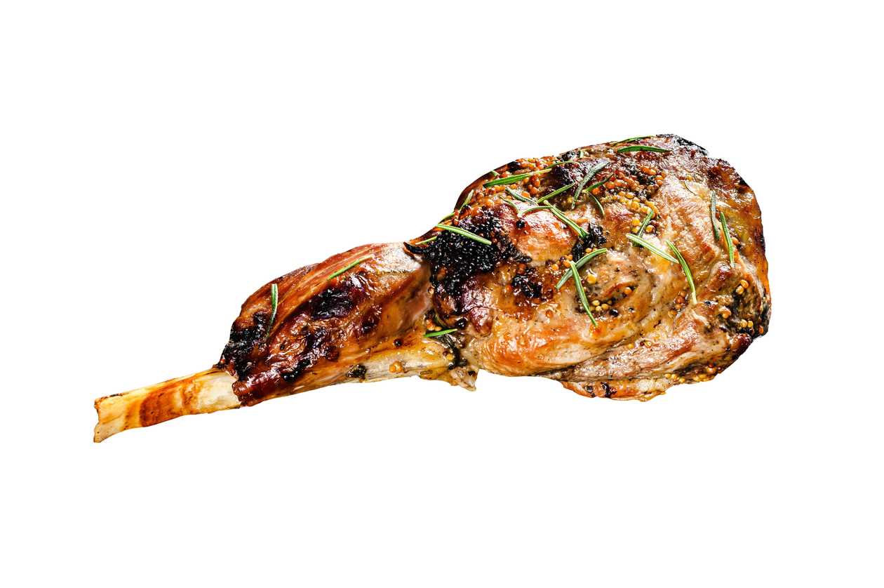 Breaded chicken leg