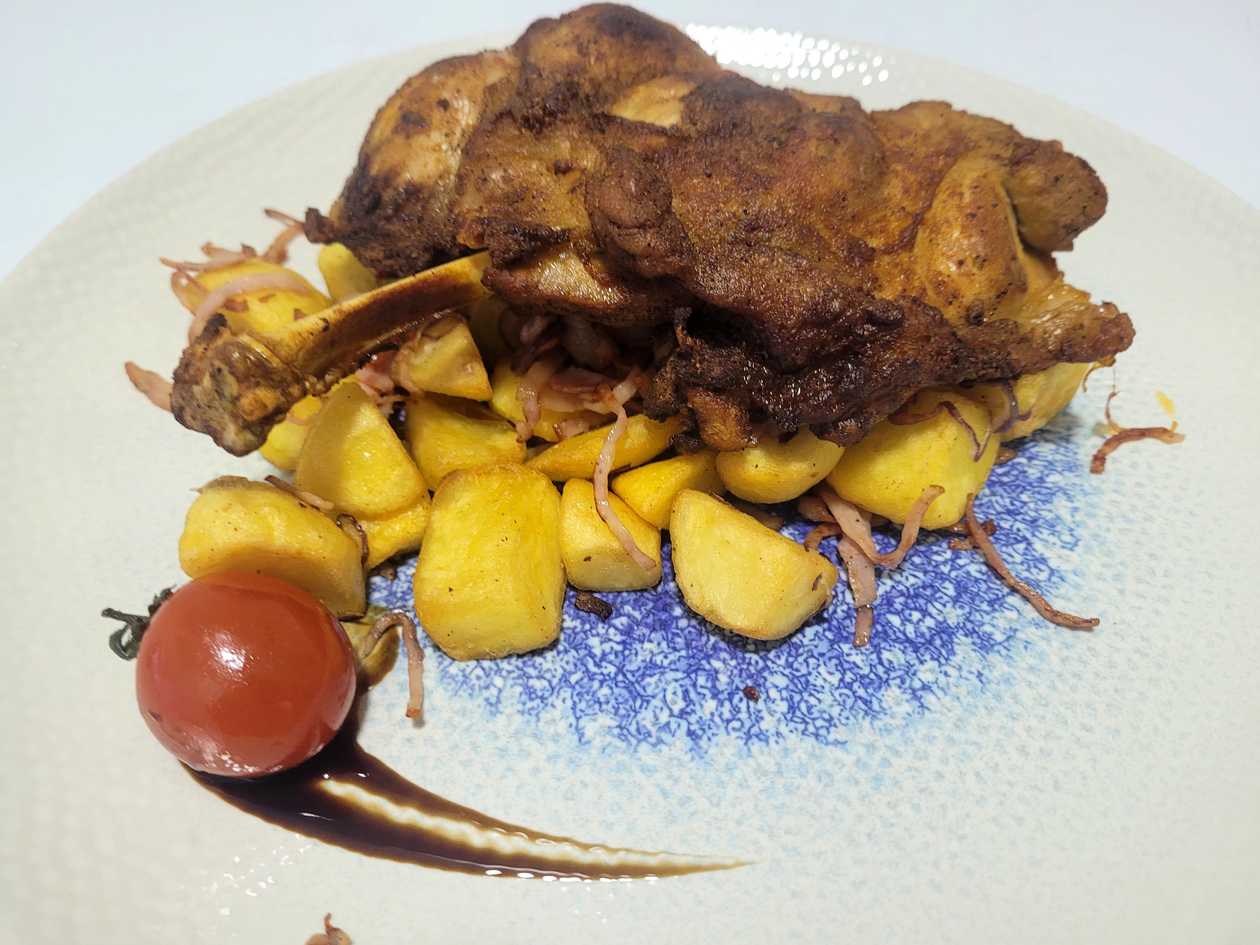 Pork Wing with Country Style Potatoes