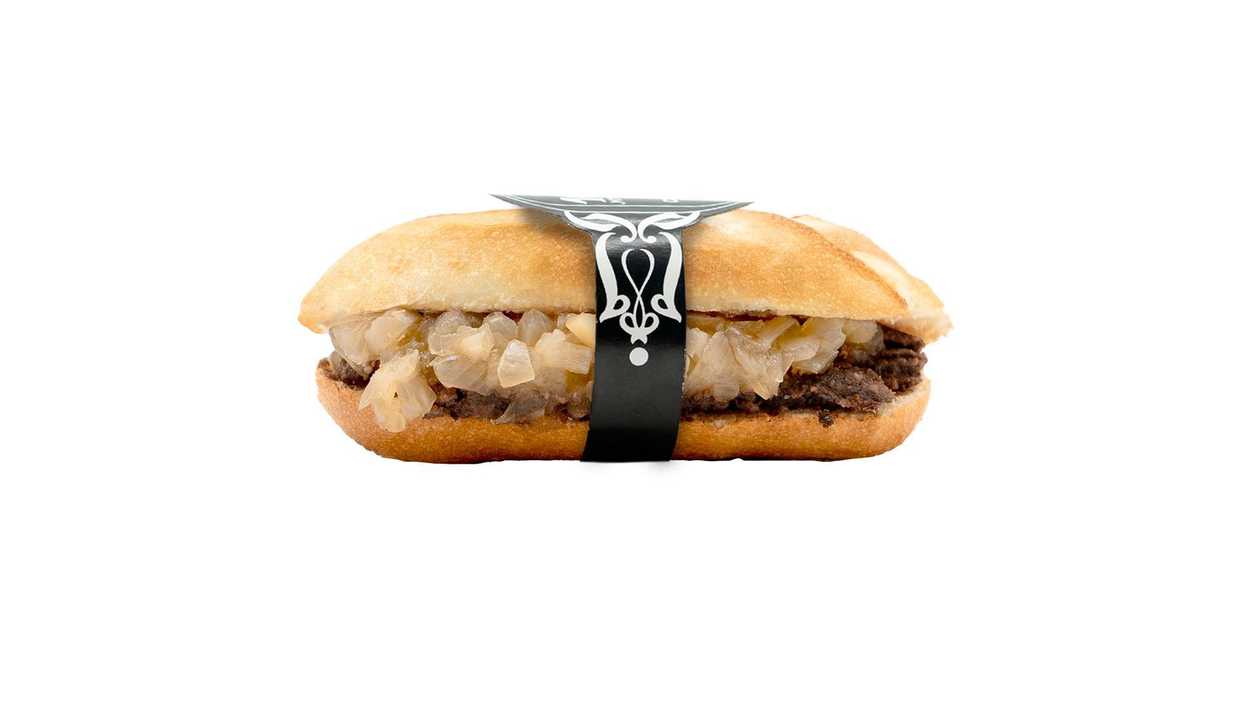 21. Pulled pork e cebola crocante