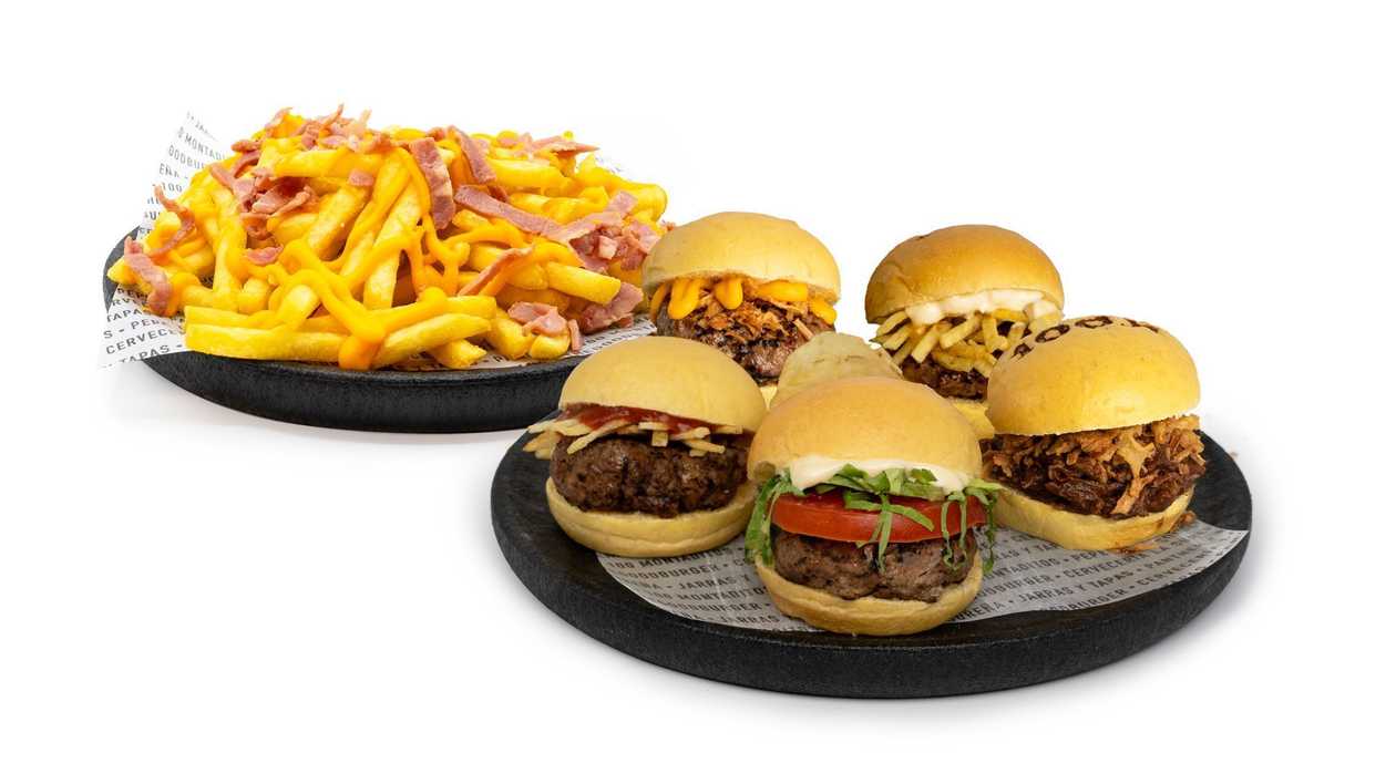1 Rueda de MontyBurgers + 1 Aperitivo