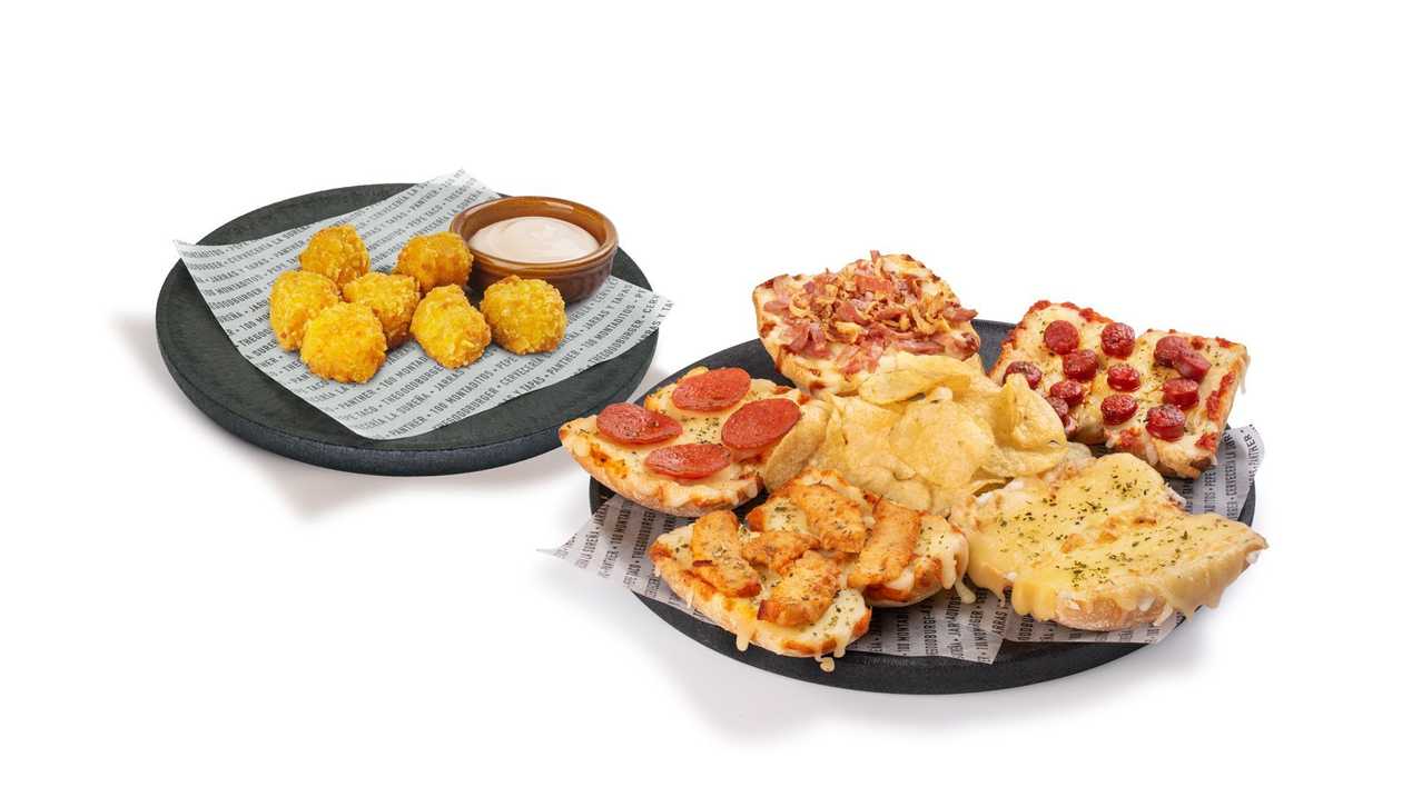 1 Rueda de MontyPizzas + 1 Aperitivo
