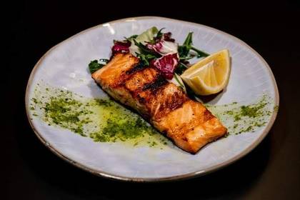 Grilled salmon