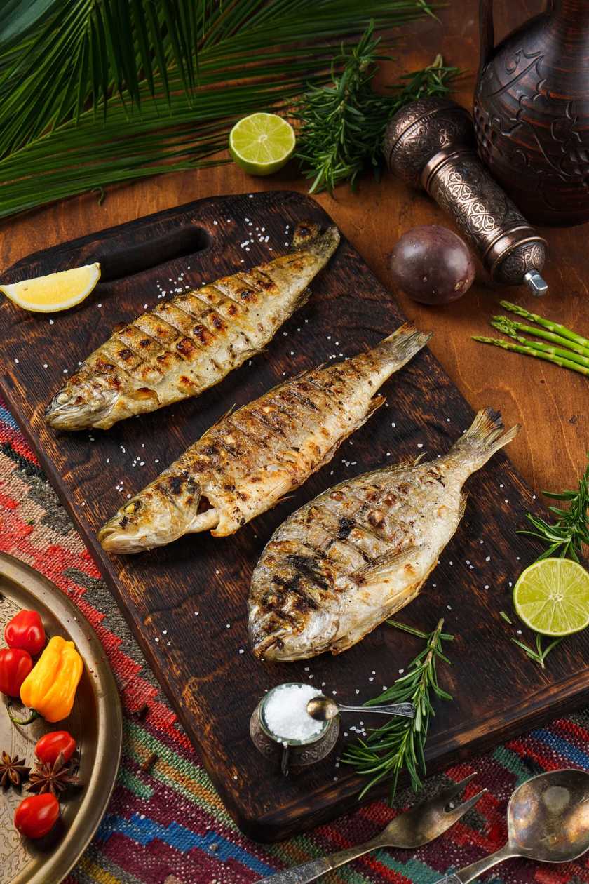 Grilled dorado