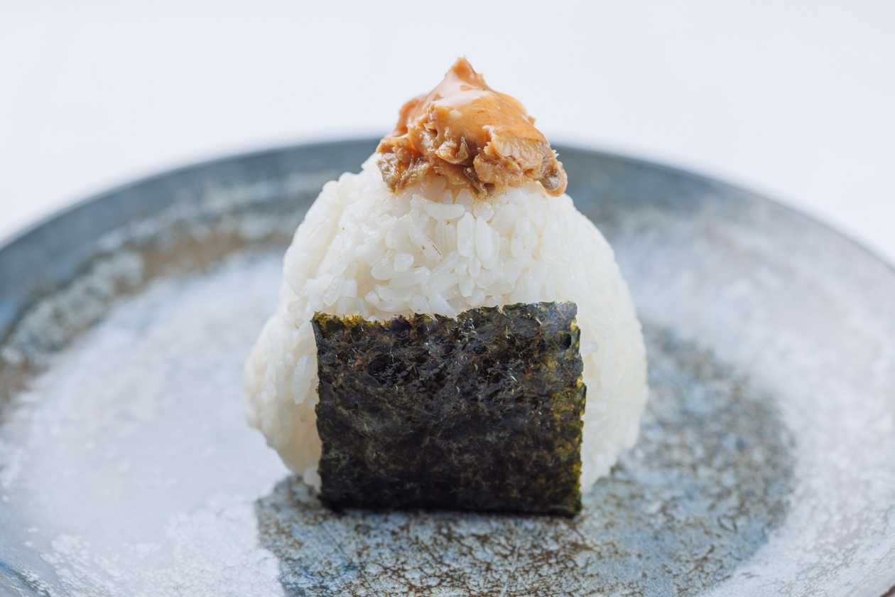 Onigiri with Spicy Salmon