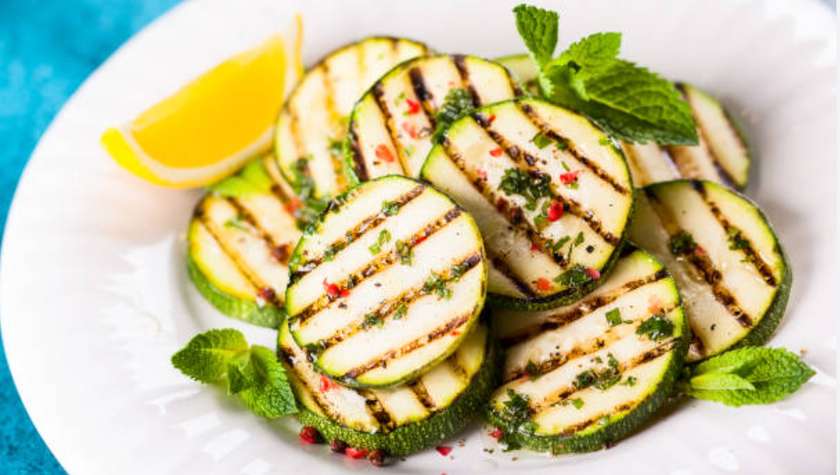 Herb Crusted Zucchini