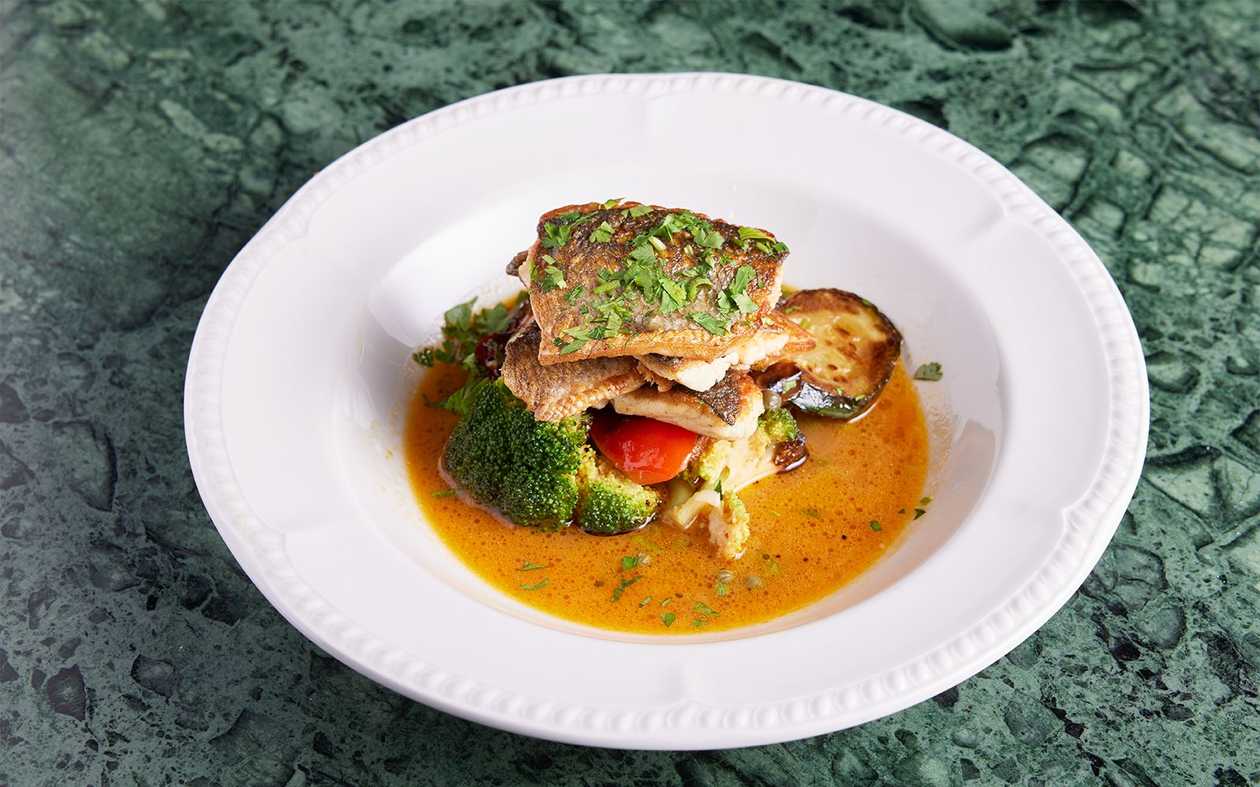 Biban de Mare gătit la Cuptor cu Legume și Capere 460g