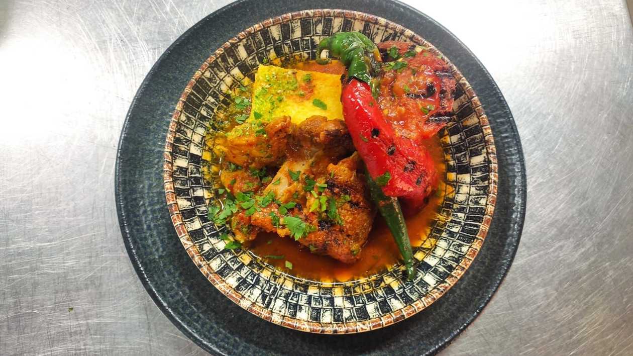 Chicken Brine with Polenta