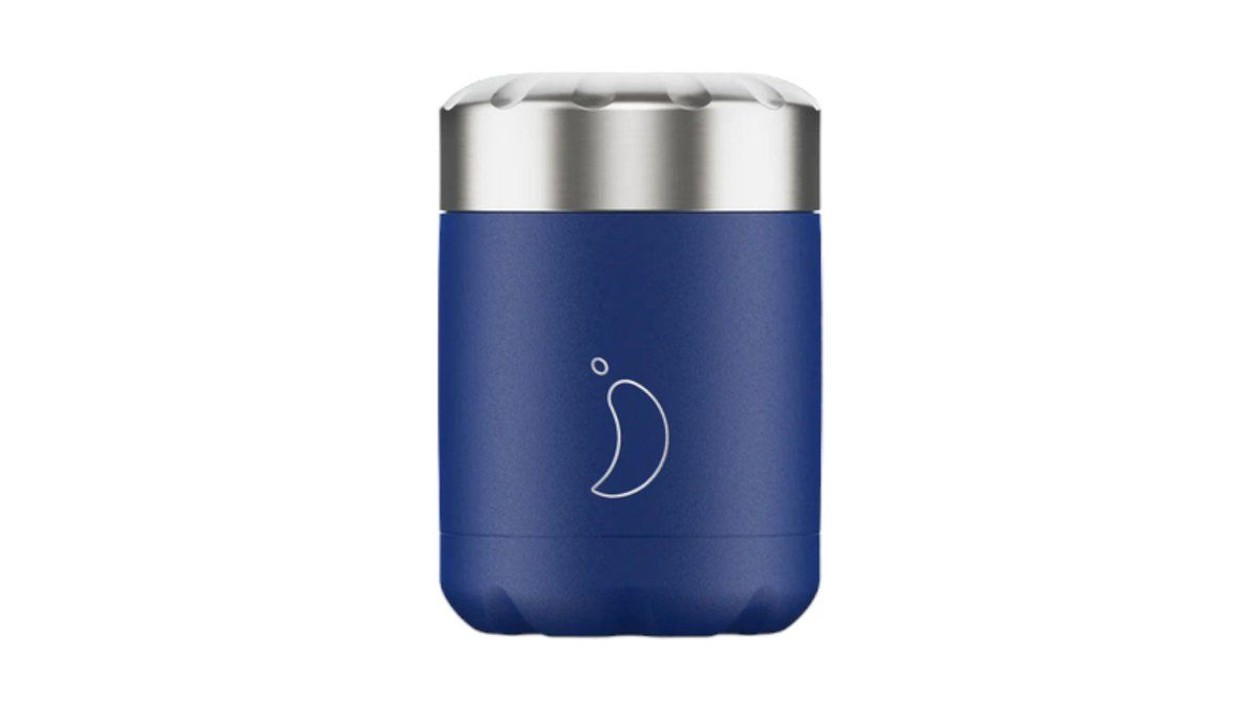 Chilly's Reusable Food Pot Blue Matte Edition, 300ml