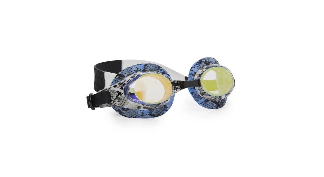 Bling2O Jake The Snake White Snake Goggles, 6+ years