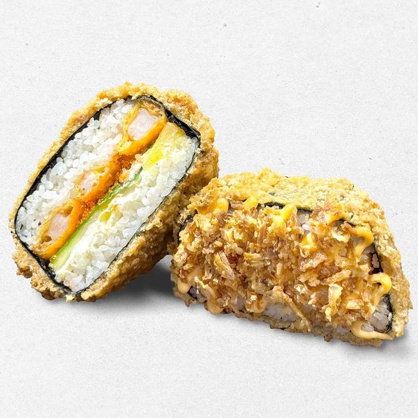 Burger z krewetką