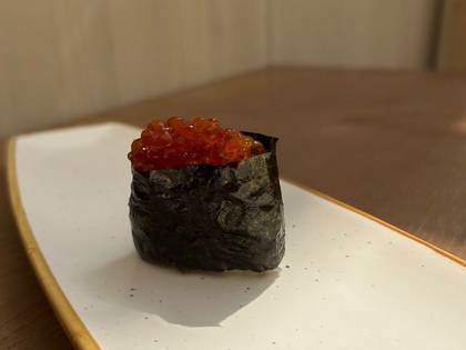 Gunkan with red caviar