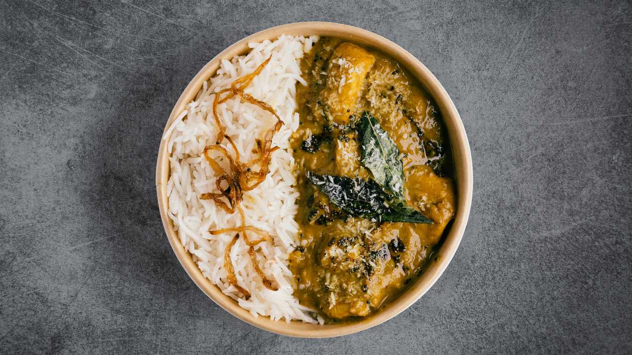 Mango Coconut Curry & Rice Bowl NEW