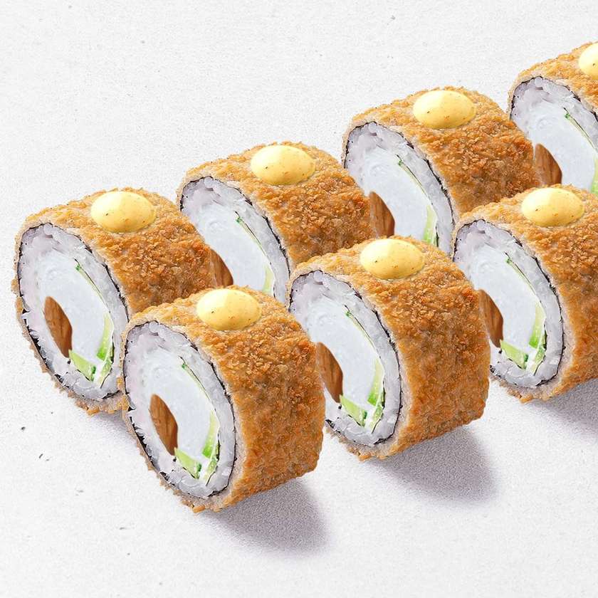 Łosoś Teriyaki w tempurze