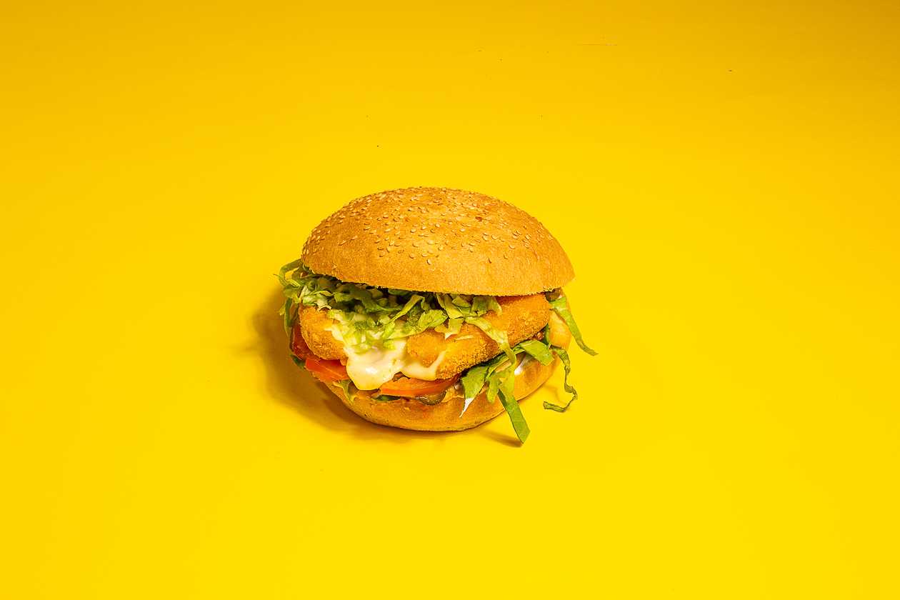 Breaded Cheese in a Bun