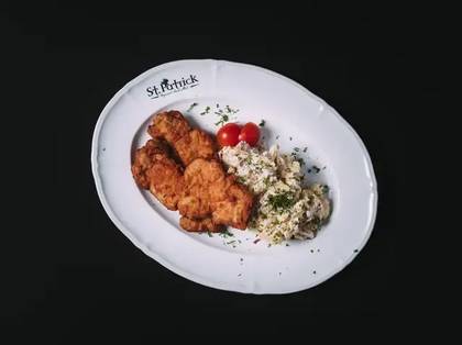 Fried pork schnitzel