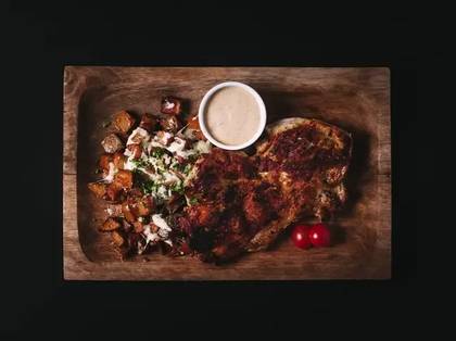 Steak from half of a boneless chicken