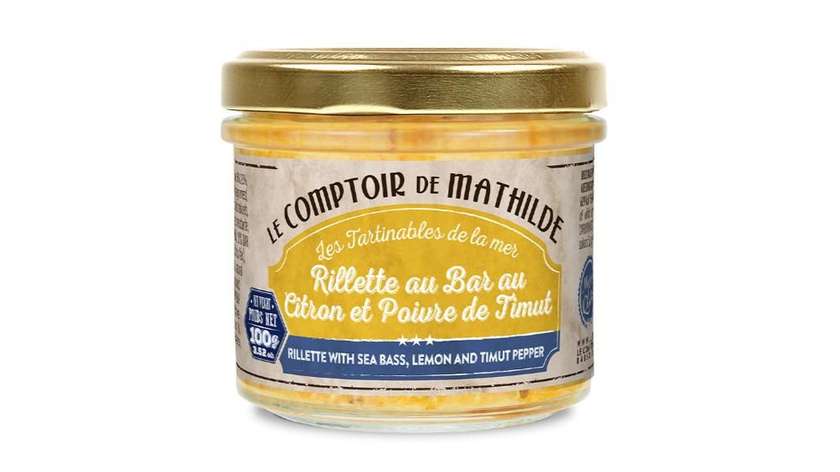 L.D.M Rillete w/Sea Bass Lemon and Timum Pepper 100gr