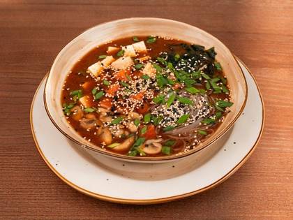 Miso Soup with Salmon