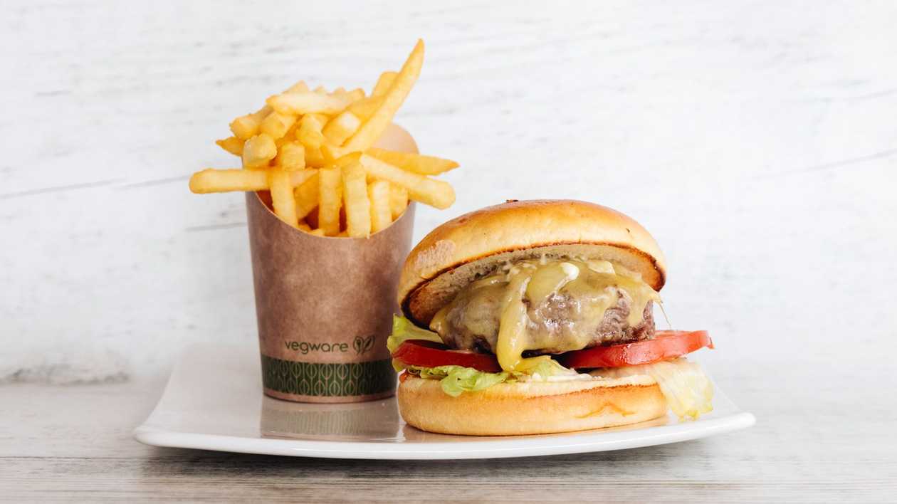 Cheesy Wagyu Burger