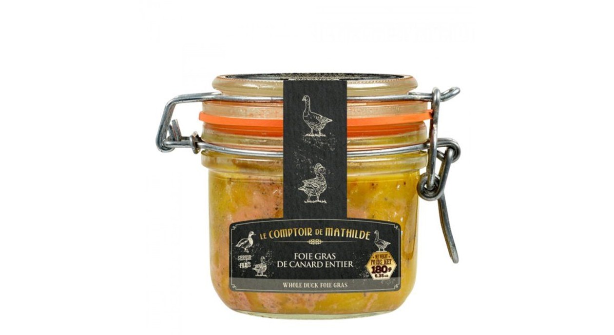 Le Comptoir De Mathilde Whole Duck Foie Gras, 170g