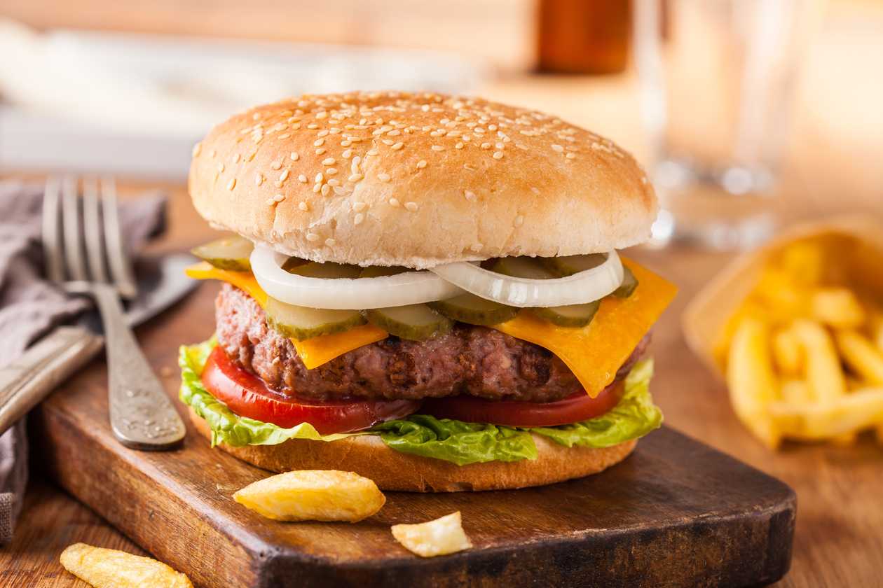 Hamburguer no Pão