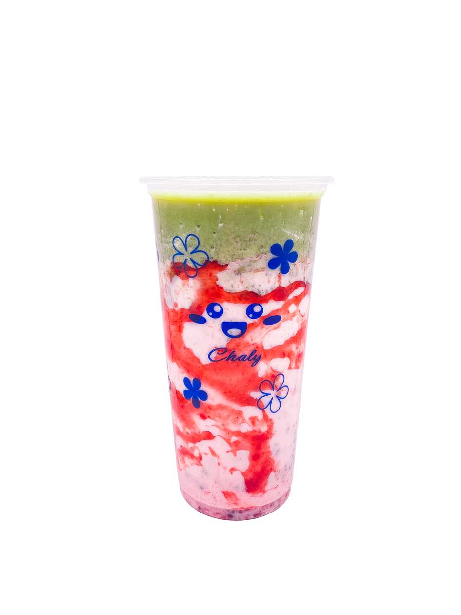Strawberry Matcha Latte