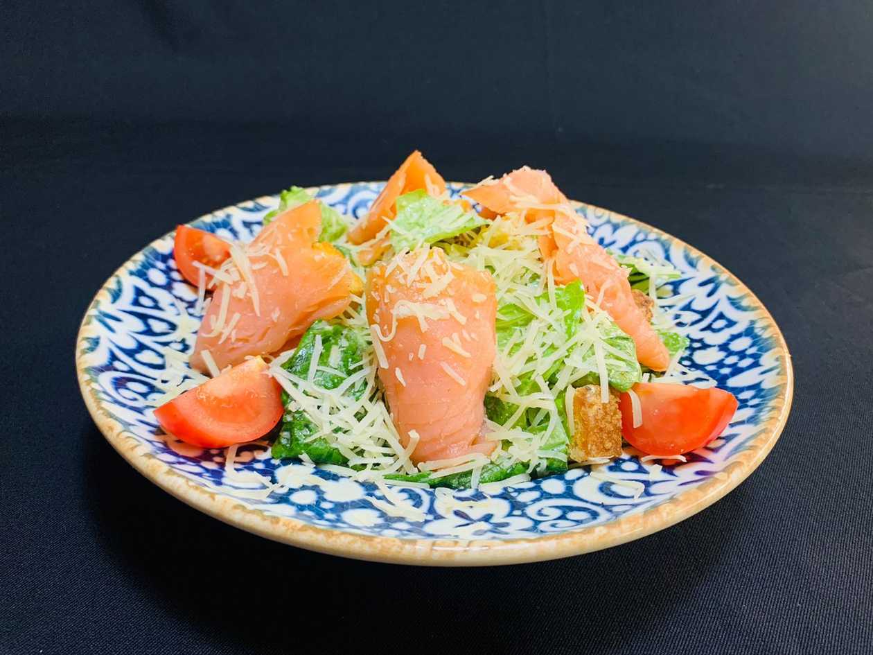 Smoked Salmon Caesar Salad