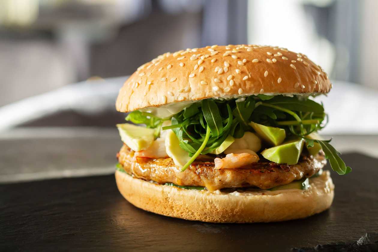 Chicken Burger Menu