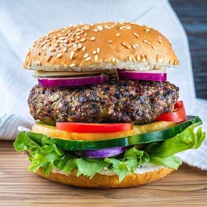 Vegetable Burger Menu