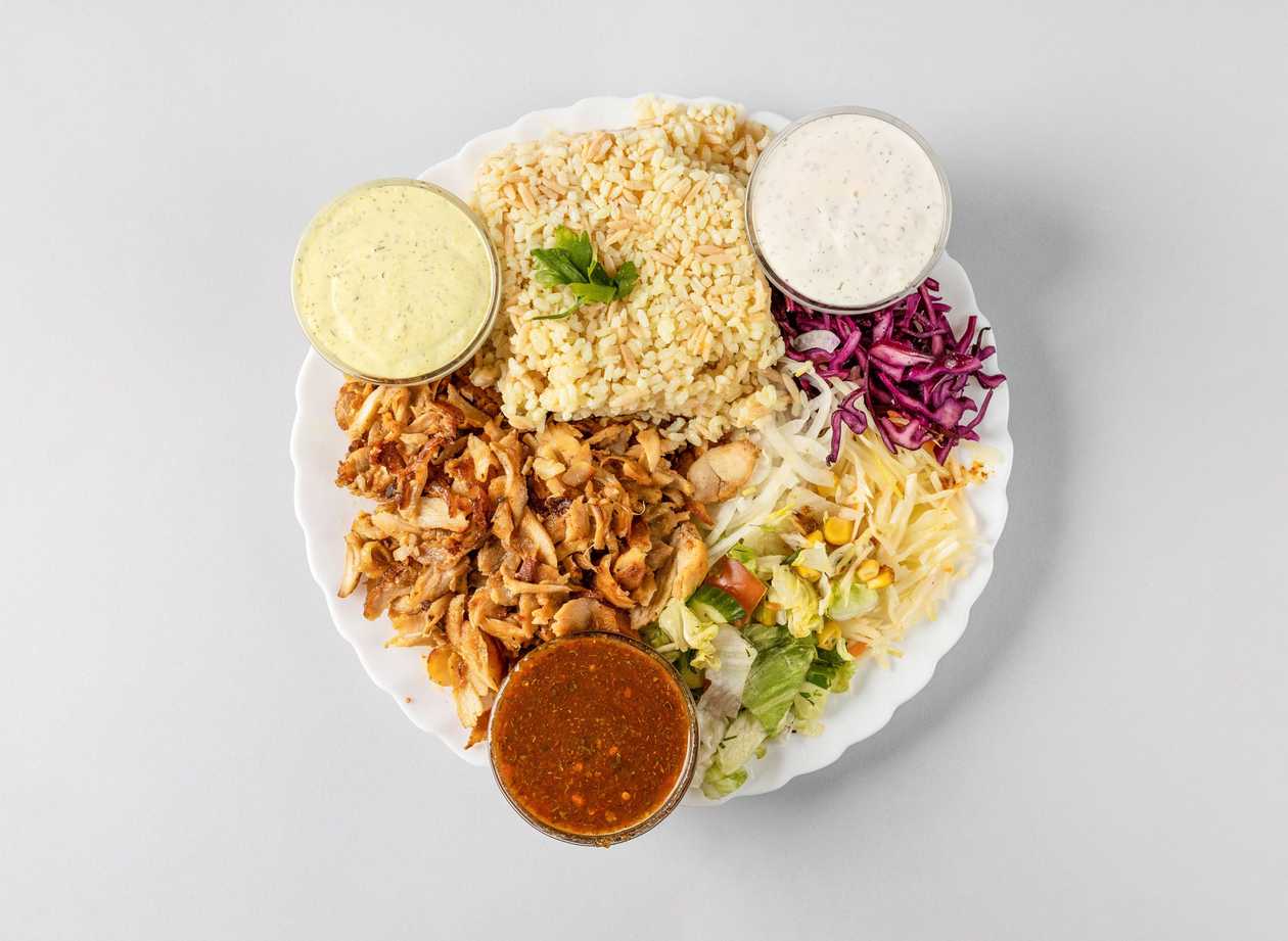 Falafel Plate with Rice
