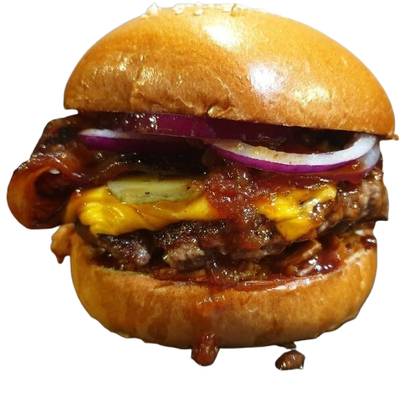 Double Beef Burger with Bacon Combo
