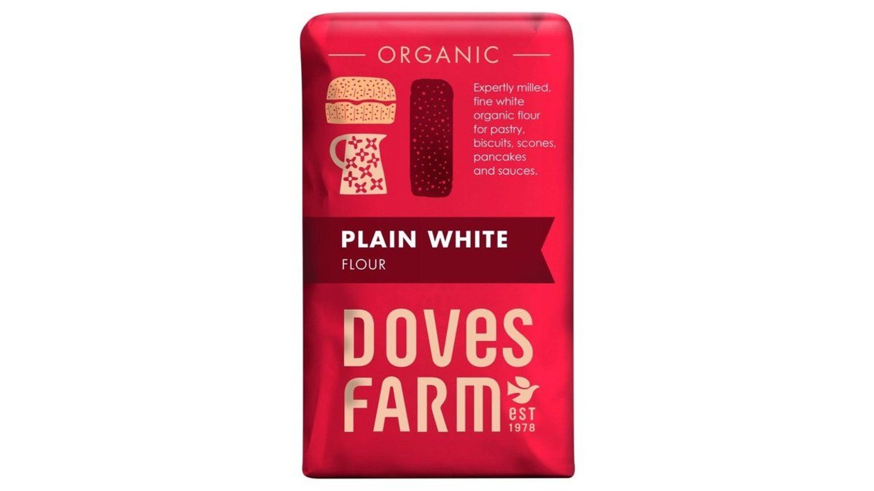Doves Farm Organic Plain White Flour, 1kg