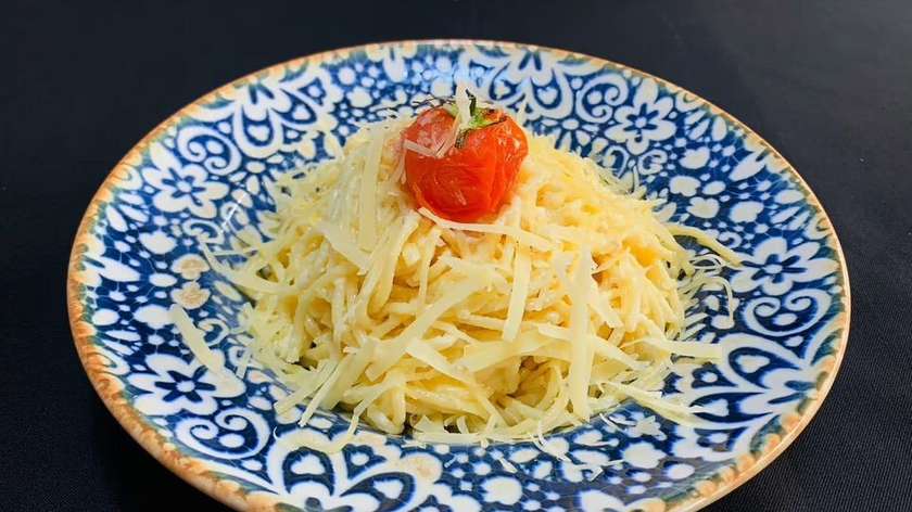 Spaghetti With Four Cheese