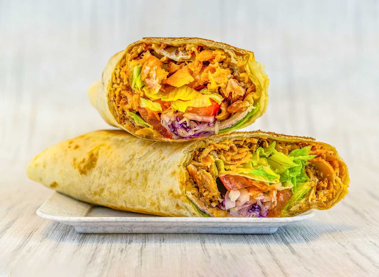 Double Mix Kebab in Homemade Flatbread