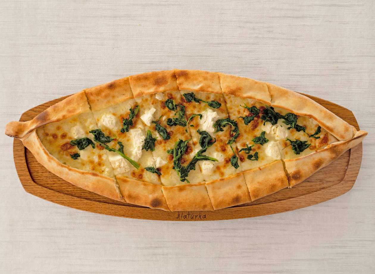 Pide with Spinach