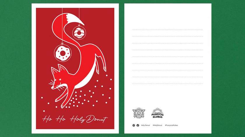 🎅🏽 Kalėdinis atvirukas