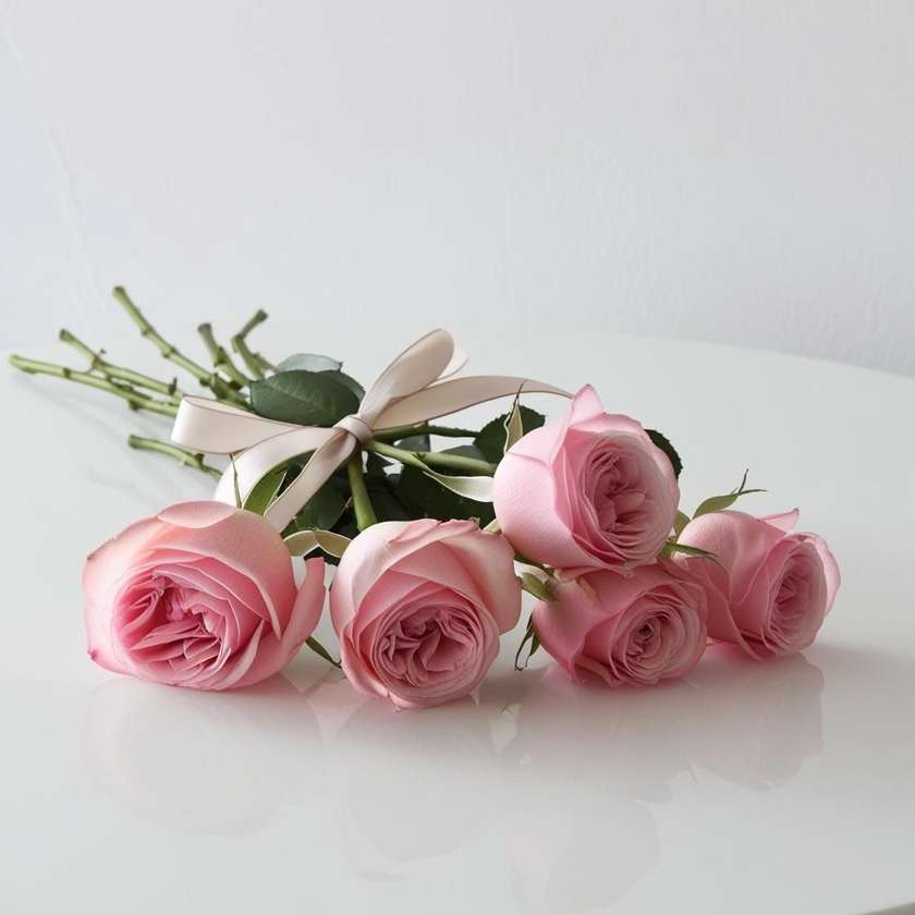 Элегантный букет роз