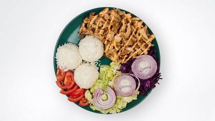 Double Chicken Kebab with Rice