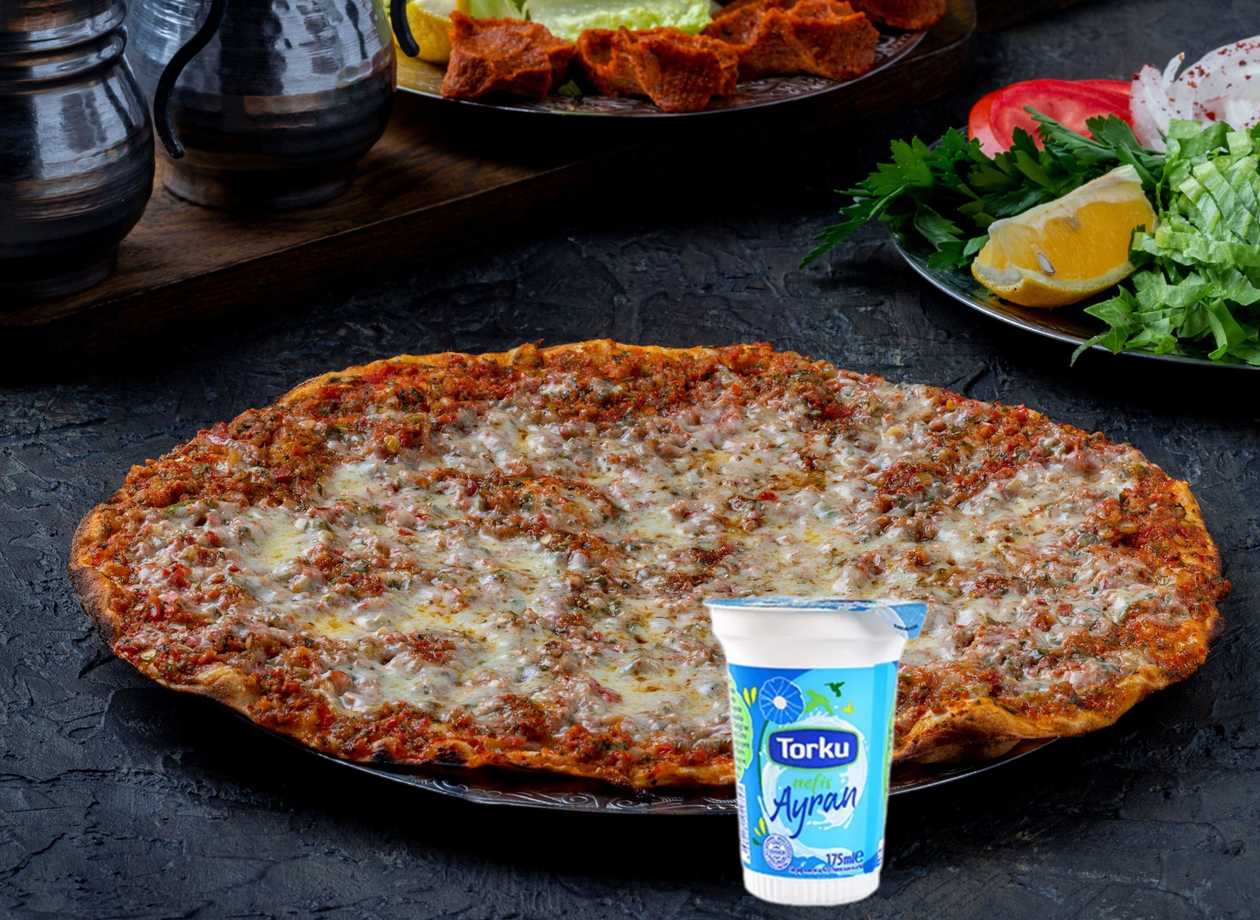 1 DÜRÜM LAHMACUN PENDİRLİ 🔥 35 sm🔥+ ayran